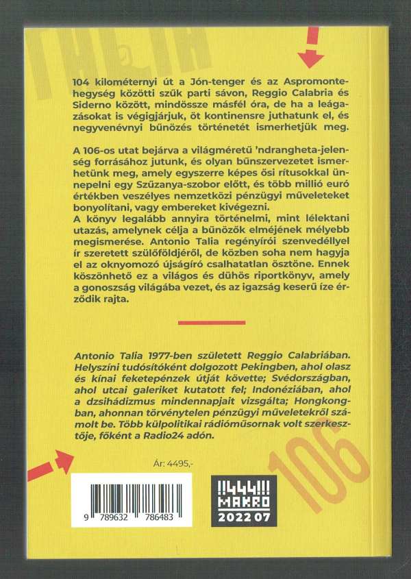 A 106-os út Antonio Taglia